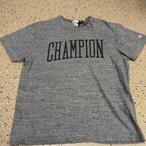 Champion x Todd Snyder T Shirt Size M Heather Gray Retro Vintage Style Spellout